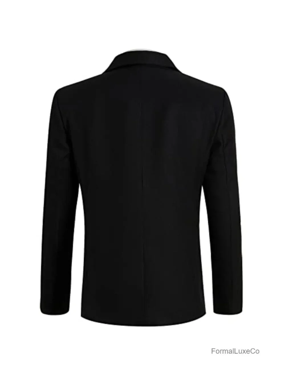 Slim Fit 2 Piece Formal Tuxedo Suit Blazer Pants with Bow Tie for Wedding Prom